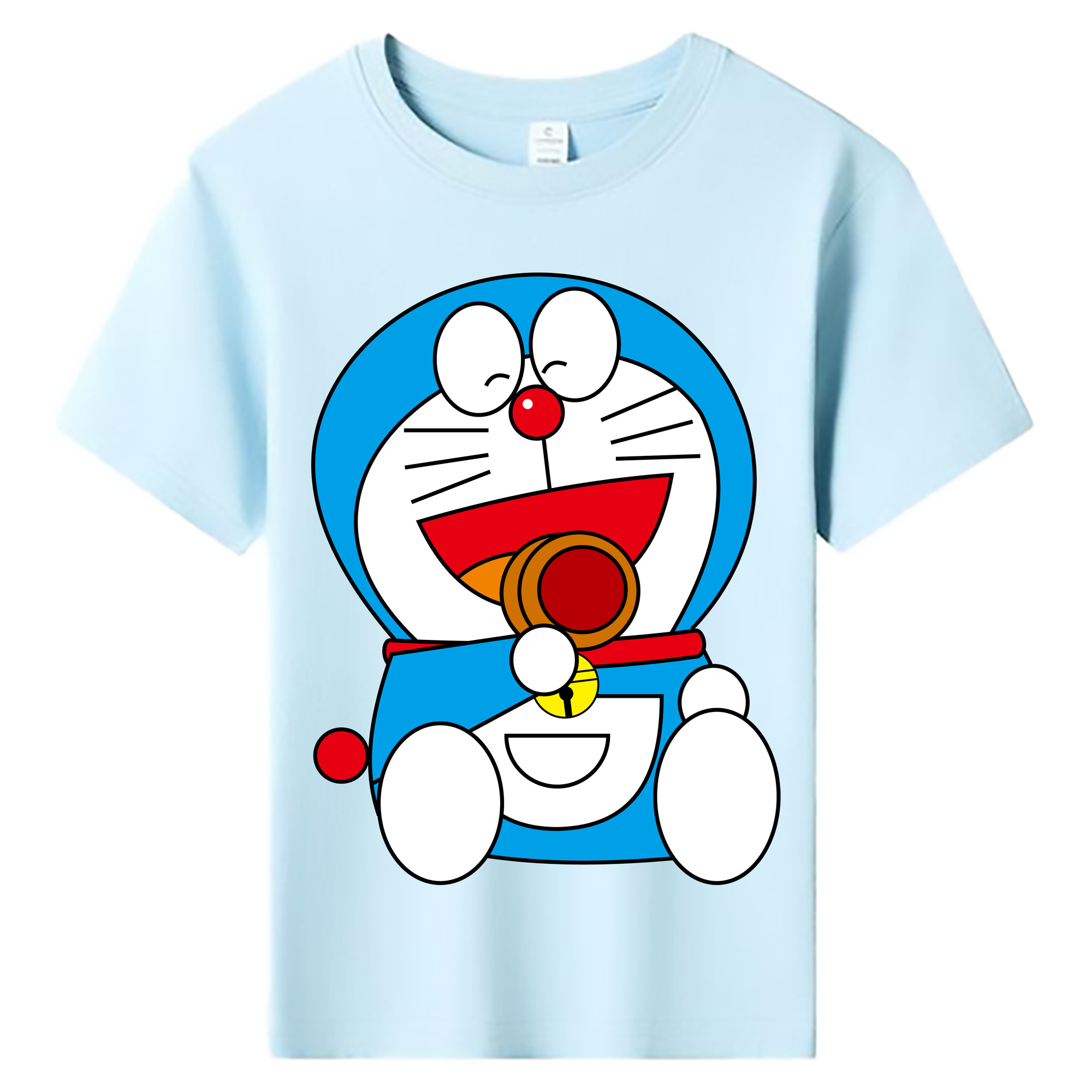 （画像用） ドラえもん Doraemon 綿100％キッズTシャツ（フロントプリント）